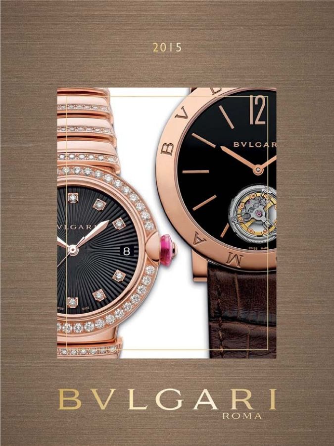 Spanish Relojes Watches Bvlgari Libro Book BULGARI Catálogo Catalogue 2015 