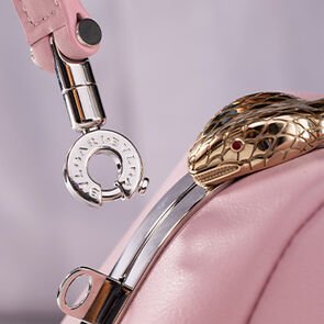 Creative shot. Craftsmanship of a serpenti forever bag.