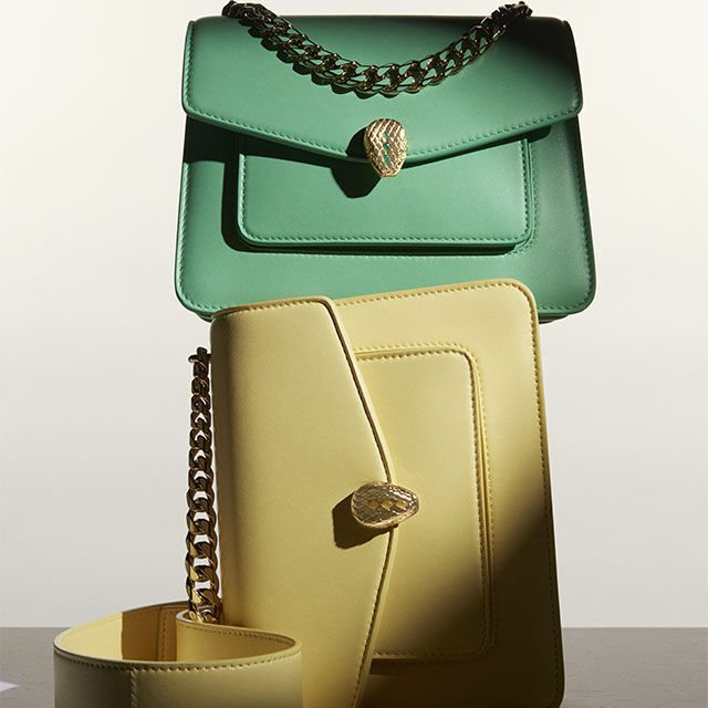 レディースバッグ イタリア製革製品 ブルガリ