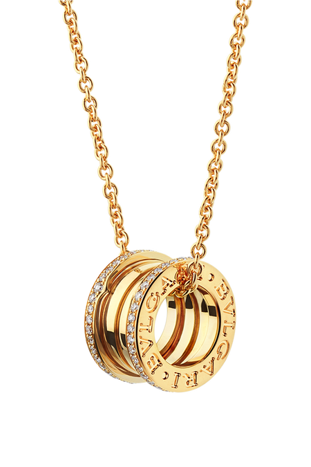 Yellow gold B.zero1 Necklace with 0.87 ct Diamonds | Bulgari
