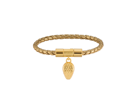 Bvlgari leather snake bracelet outlet