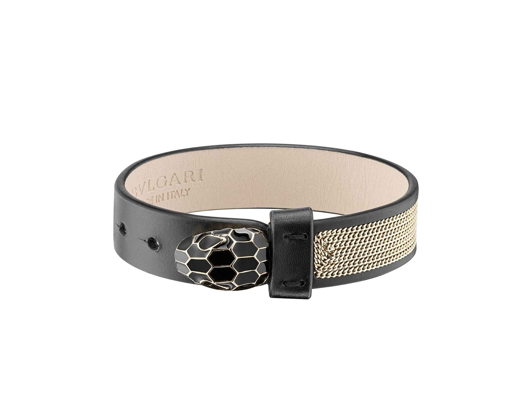 bulgari leather bracelet