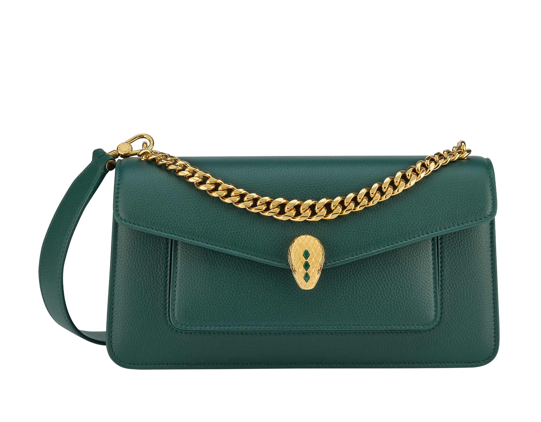Serpenti East-West Maxi Chain Shoulder Bag