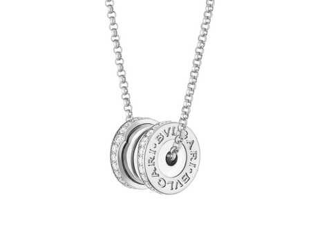 White gold B.zero1 Necklace White with 0.14 ct Diamonds | Bulgari