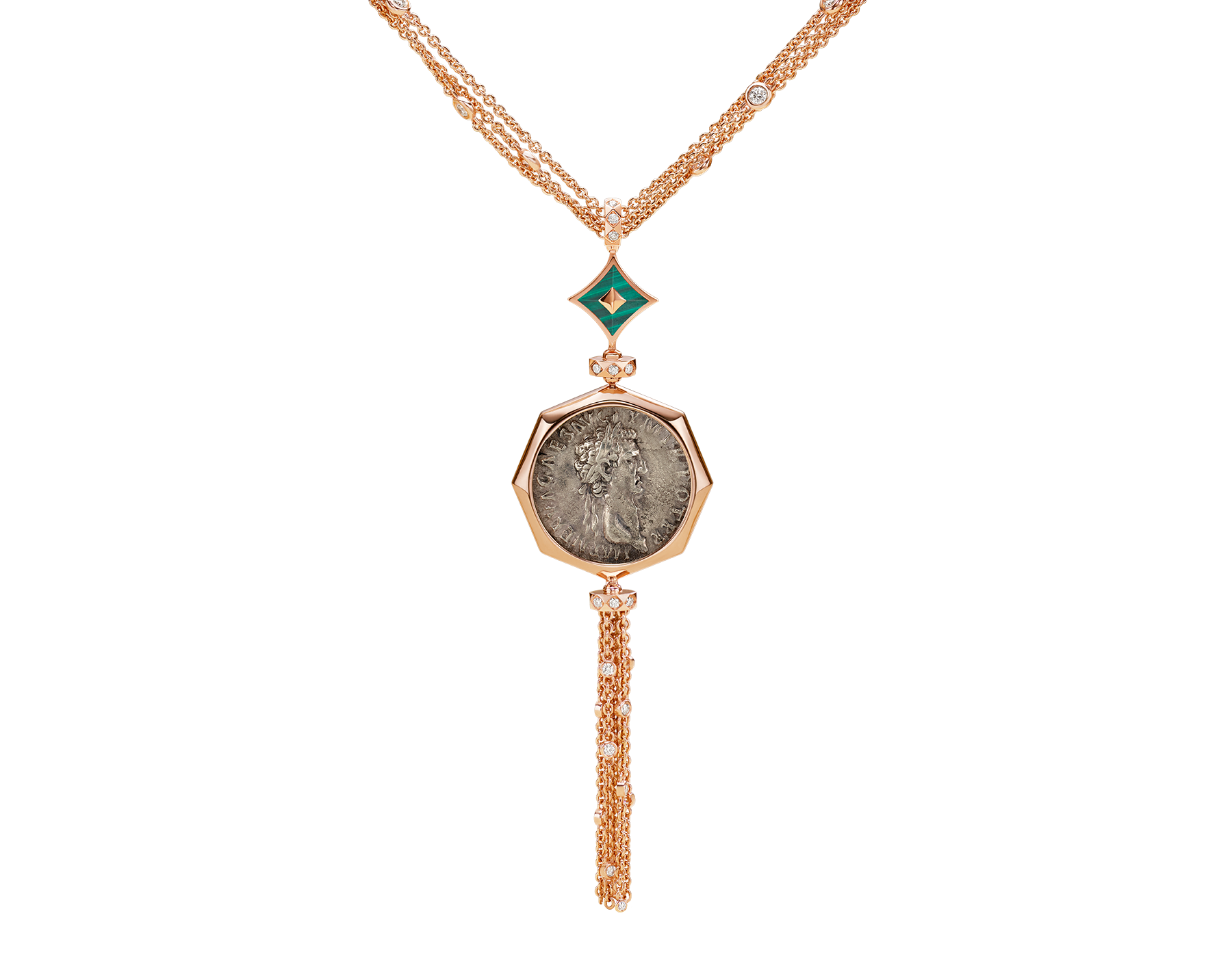 bulgari monete necklace