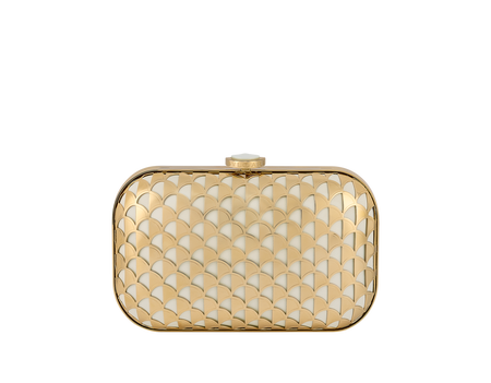 BULGARI ゴールド 化粧ポーチ ノベルティ】 ブルガリ BVLGARI コスメポーチ #ゴールド - 【BLANC