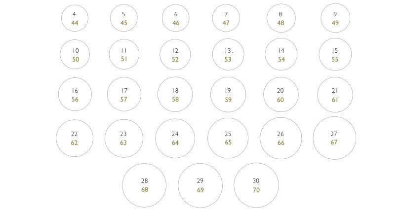 Bvlgari ring size guide.