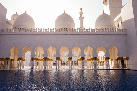 view of the Dubai Grand Mosque
