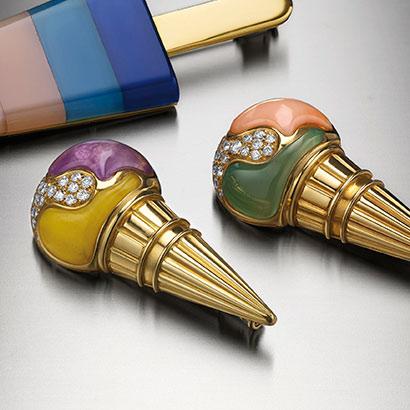 Bvlgari ice cream store
