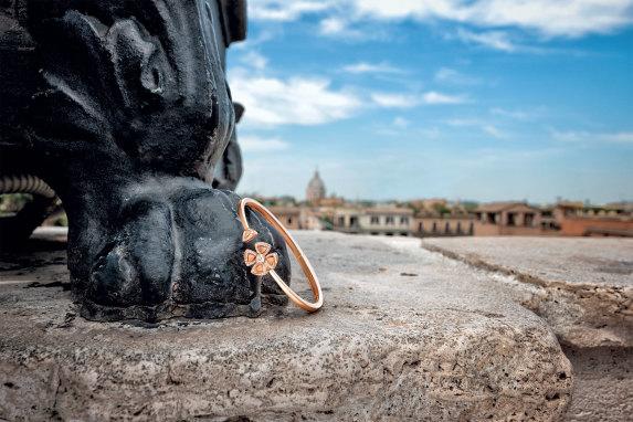 a bracelet with the view of rome