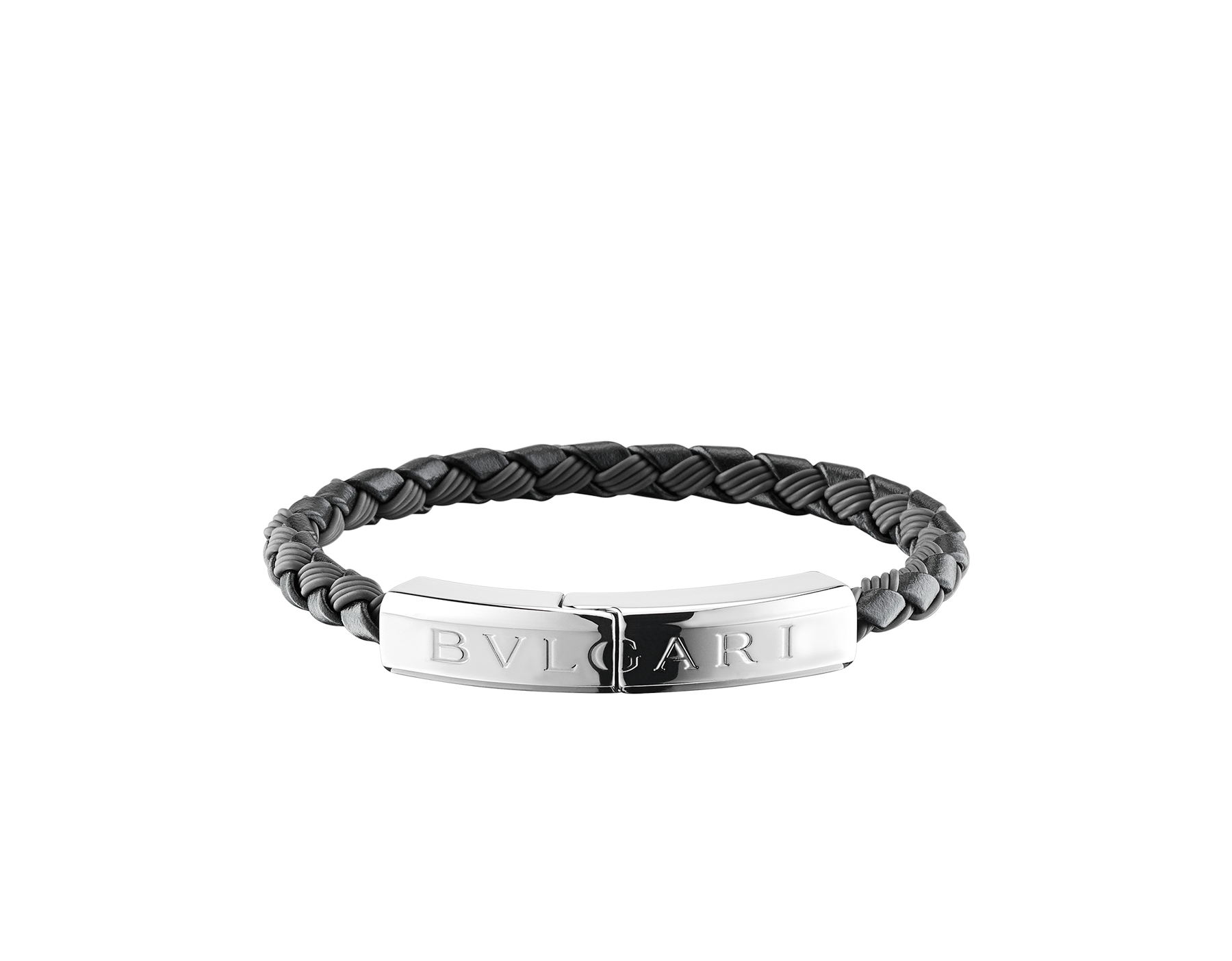 bvlgari mens leather bracelet