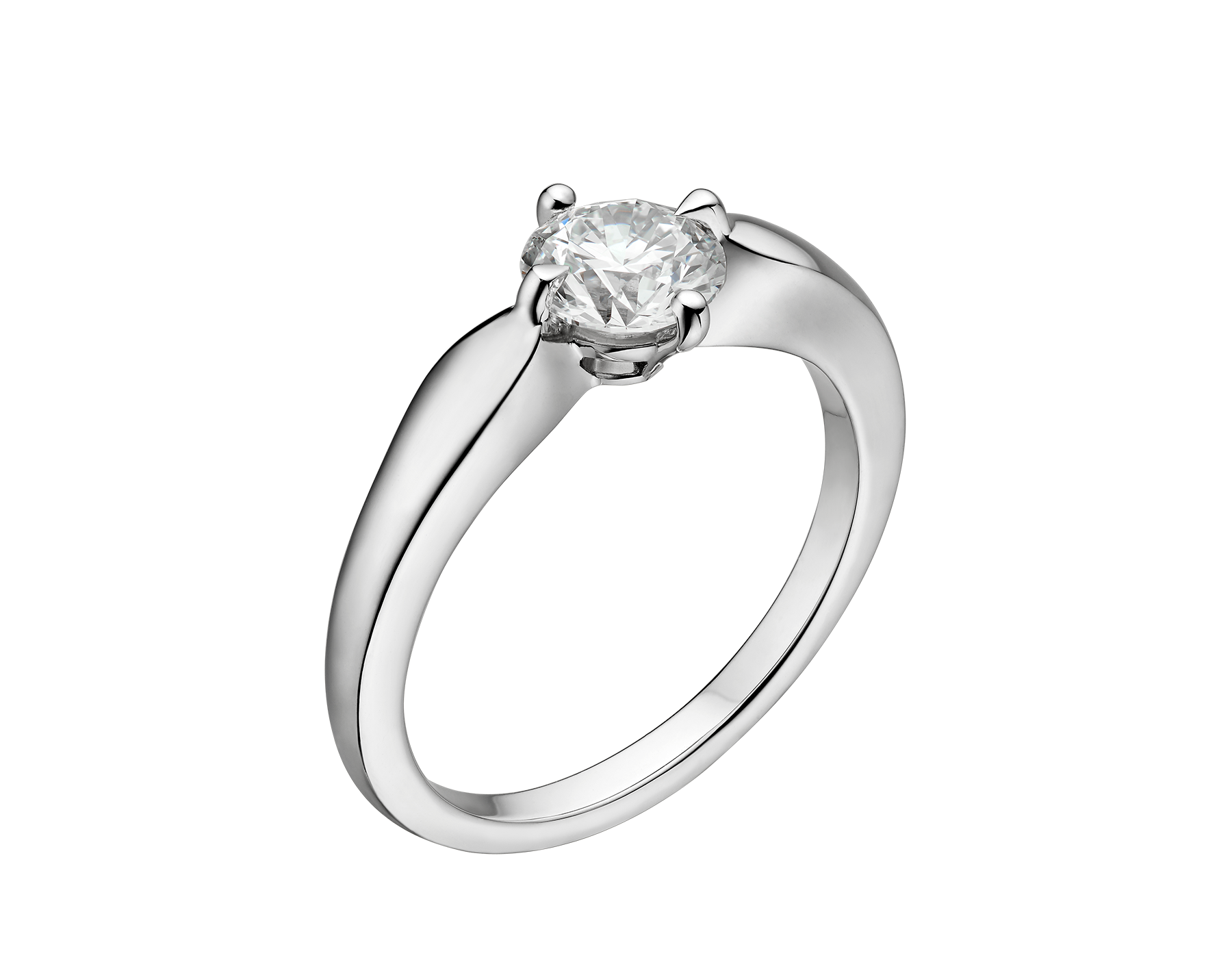 Anello solitario bulgari sales