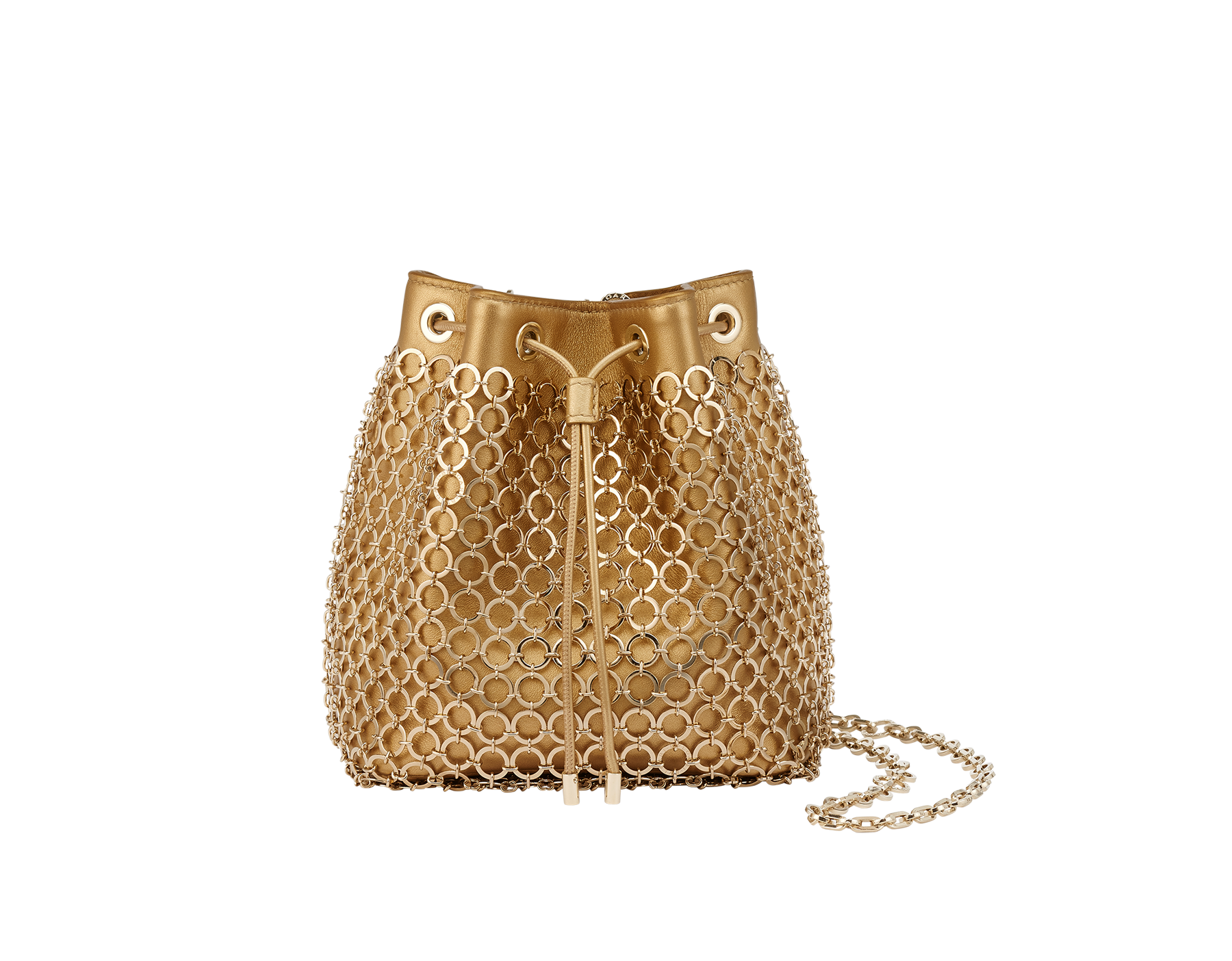 Bulgari gold shop bag