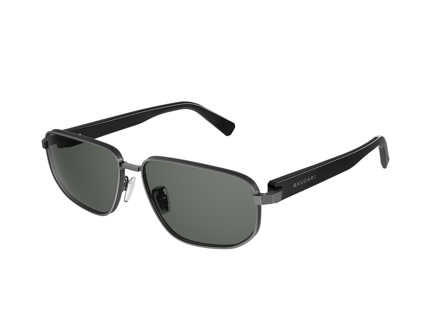 BVLGARI サングラス グレー レンズ ブラック フレーム Octo Sunglasses 904435 | Bulgari