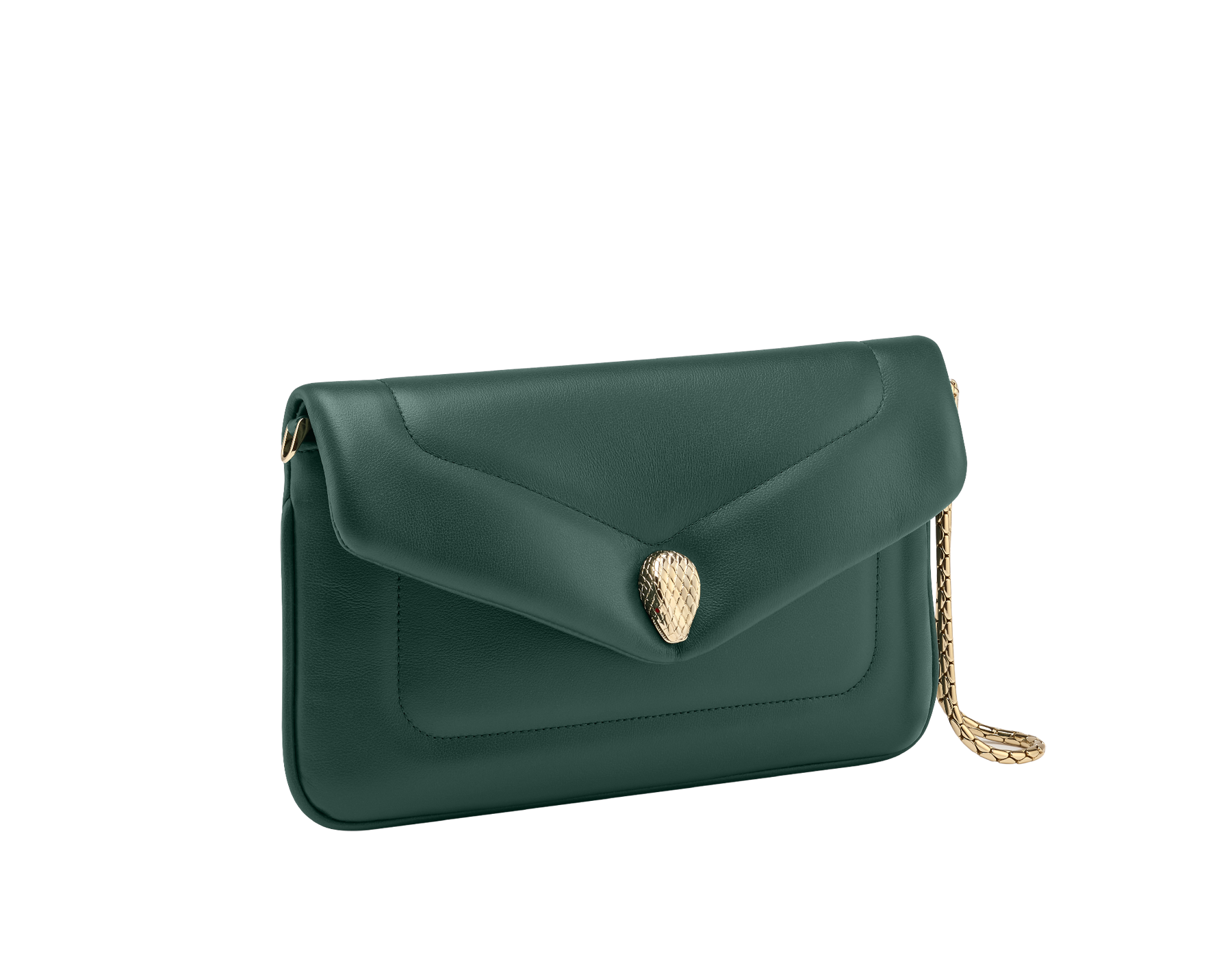Serpenti Reverse Envelope Pouch 292574 Bulgari